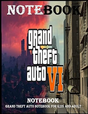 Cahier grand theft auto vi six : gta 6 120 pages vides