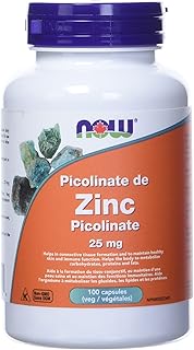 Maintenant picolinate de zinc 25 mg 100 gélules végétales, 100 g