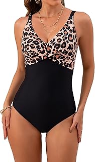 B2prity maillot de bain une pièce monokini croisé sur le devant pour femme pour le contrôle du ventre. Diaytar : Quand qualité rime avec économie