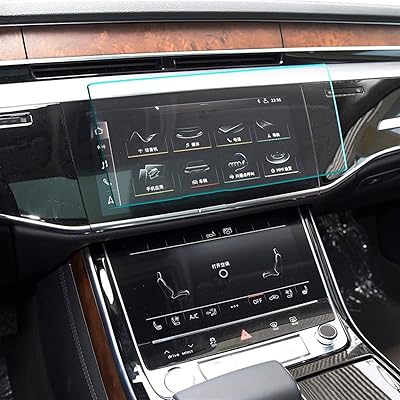Pour audi. protecteur d'écran pet transparent pour autoradio gps pour a8 s8 2018