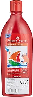 Bouteille de couleur faber-castell red fun tempera, 144504, tempera prête à l'emploi, 0,5