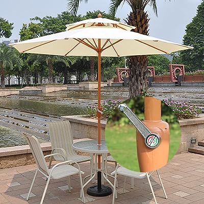 Parapluie de terrasse en porte-à-faux très résistantparasol de qualité supérieure pour jardin