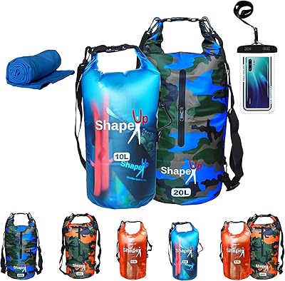 Sac à dos étanche en bâche pvc 500 20l avec poche et bandoulière