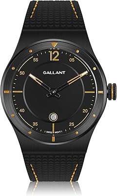 Montre à quartz suisse pour hommes avec calendrier, bracelet en silicone, montre analogique