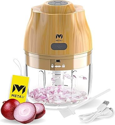 Mini hachoir à ail électrique rechargeable pour légumes oignons et salade
