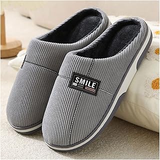 Pantoufles de maison en mousse à mémoire de forme pour hommes, confortables