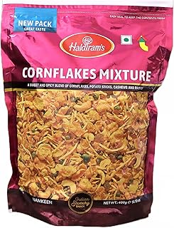 Mélange de corn flakes de haldiram 400 grammes