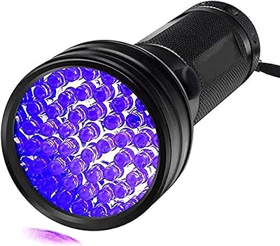 Lampe de poche uv quotidienne à lumière noire, 51 led 395 nm