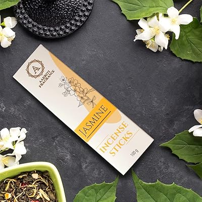 Bâtons d'encens masala naturels de luxe akriti, paquet de 100 grammes (jasmin)