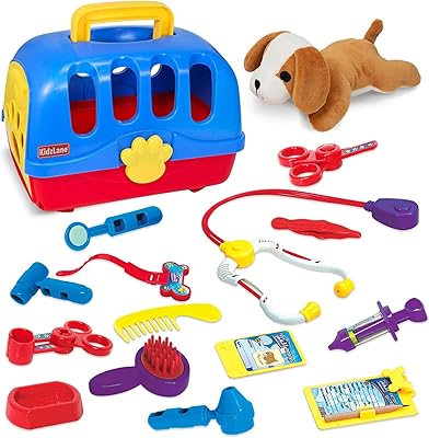 Kidsline pretend vet kit pour les tout-petits et les enfants - ensemble