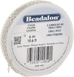 Chaîne de fabrication de bijoux bedalon 2,3 mm, longueur 6 m, petit câble