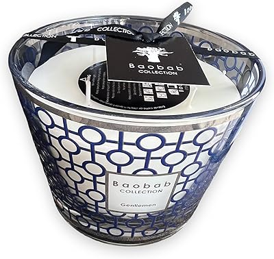Collection baobab bougie parfumée gentleman lux jurkars 10 cm