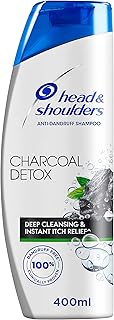 Shampooing antipelliculaire détox au charbon head & shoulders - 400 ml