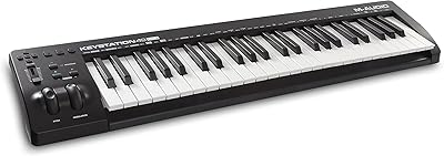 Clavier contrôleur m-audio keystation mk3 49 touches de taille moyenne avec commandes personnalisables