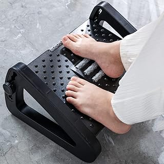 Repose-pieds sous le bureau pour le travail, repose-pieds ergonomique réglable en hauteur