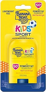Bâton de crème solaire sport pour enfants banana boat spf 50