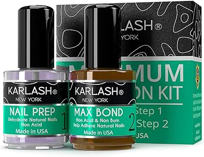 Karlash professional natural dry & set nail primer, bramley vernis à ongles, super