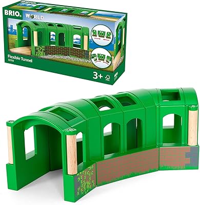 Ensemble d'accessoires de train tunnel flexible brio pour enfants à partir de 3