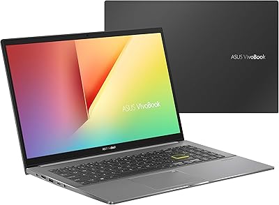 Ordinateur portable asus vivobook s15 s533 fin et léger, écran fhd 15,6 pouces