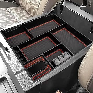 Karkey plateau de rangement pour console centrale sans fil pour toyota tundra