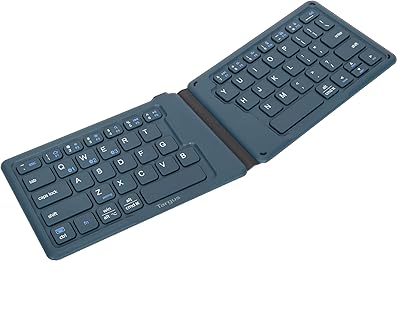 Clavier bluetooth pliable targus, pratique pour les voyages, clavier rechargeable sans fil portable