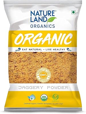 Nature land organics jaggery powder-500g pouch