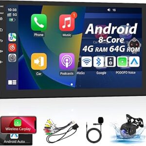 Autoradio 10 pouces android 10 double din avec carplay android auto écran tactile ips bluetooth 5.0 ahd caméra de recul autoradio prend en charge gps et wifi 4g dsp/36 bandes eq/am/fm/rds. Le discount haut de gamme, c'est possible avec Diaytar