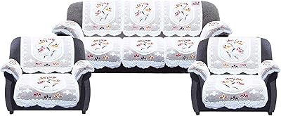 Fun homes ensemble de housses de canapé 5 places en coton à motif
