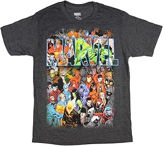 تي شيرت marvel comics رجالي من شخصيات فيلم cartoon comic book universe