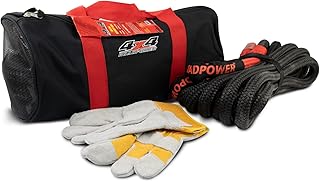 Corde de récupération cinétique road power 4x4 - avec sac et gants