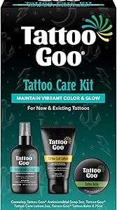 L'ensemble de soins tattoo go aftercare contient un savon antimicrobien un après-shampooing et une lotion. Diaytar : Le discount intelligent pour consommateurs avisés