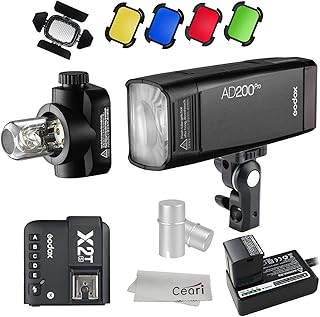 Godox ad200pro 200ws ttl 2.4g hss 1/8000s flash speedlite avec déclencheur de flash