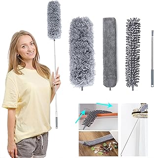 Brosse de nettoyage de poussière extensible de 2,5 m / 100 pouces