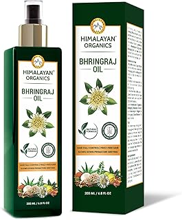Huile de croissance capillaire bhringraj de himalaya organics - 200 ml