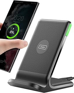 Chargeur sans fil iniu, support de charge sans fil rapide 15 w