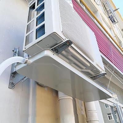 Unité de climatisation extérieure, bac de vidange en métal galvanisé, bac de vidange