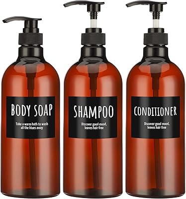 Bouteille de shampoing avec pompe, bouteille vide de shampoing et après-shampooing sigbeauty 33,8