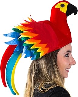 Chapeau de perroquet tiger doe chapeaux jimmy buffet nouveauté tête