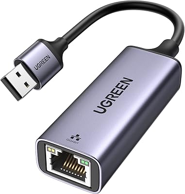 Adaptateur ethernet usb 3.0 ugreen en aluminium vers réseau 1000 mbps