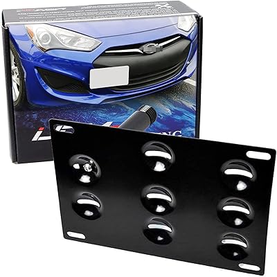 Ajdm toy kit d'adaptateur de support de montage de plaque d'immatriculation avant