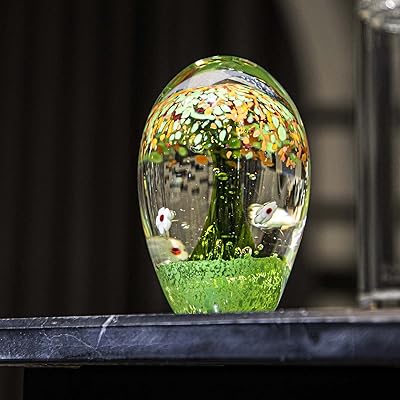 Cadeaux en cristal hd arbre de vie celtique presse-papier en verre soufflé à la main. Votre marketplace de proximité digitale : Diaytar