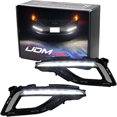 Ajdm toy feux de jour à led blanc xénon compatibles avec hyundai sonata