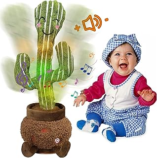 Jouet de cactus dansant miaowdam pour bébés jouet parlant réglable répétez ce que
