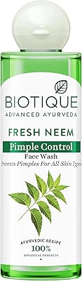 Nettoyant visage purifiant biotique pour tous types de peau de bio neem, 200