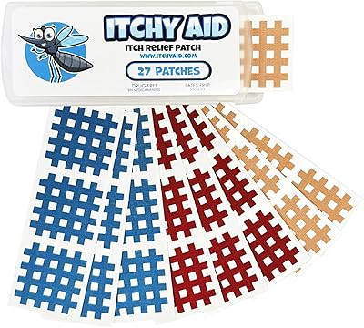 Patchs anti-démangeaisons contre les piqûres d'insectes ichi aid 27 patchs pour une réduction