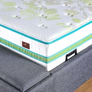 Matelas à ressorts ensachés en gel et mousse à mémoire de forme danube