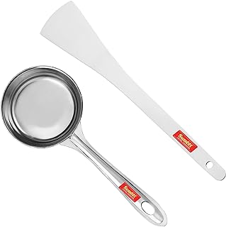 Ensemble de cuillères sumeet perfect dosa/cuillère en acier inoxydable de 2 pièces