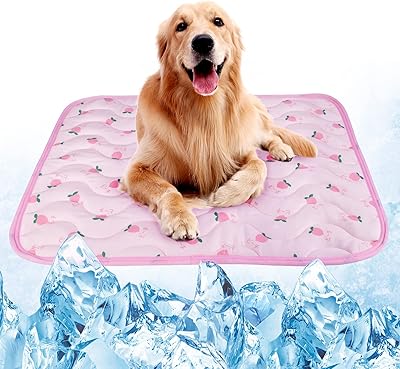 Tapis de refroidissement pour chiens tapis animaux de compagnie lavable en soie