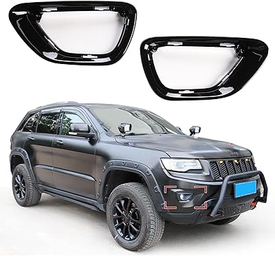 Jho – couvercle de phare antibrouillard avant de voiture, cadre de remplacement