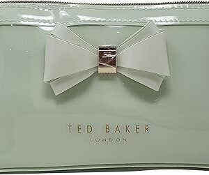 TROUSSE DE MAQUILLAGE TED BAKER CURVE BOW VERT, VERT, TROUSSE DE MAQUILLAGE CURVE